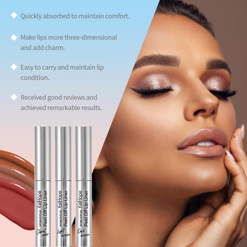Eelhope Peel-Off, Set, Long-Lasting, Waterproof. Easy Peel & Reveal Tattoo-Like Color for All-Day Wear. Natural Matte Finish That Stays All Day with a Fun “Peel & Reveal” Twist Coffee Color,Tattoo Halloween Special Effects Party Makeup