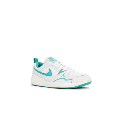 Jordan Comfort Era Sneaker in White, Washed Teal & Sail