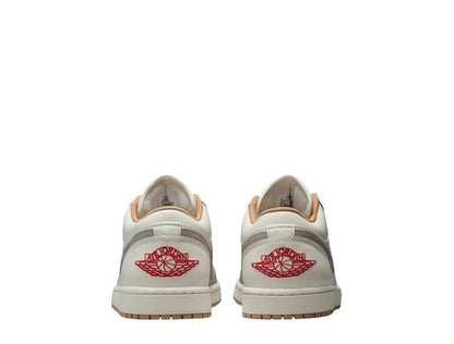 Nike Air Jordan 1 Low Hemp Sail College Grey 553558-169 Men'S Shoes NEW Athletic Sneakers